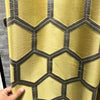 Gold Geometric Pattern Blackout Curtain