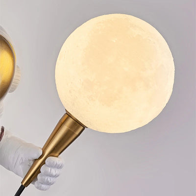 Astronaut Moon Wall Lamp