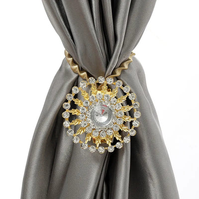 Diamond-Inspired Design Magnetic Decorative Curtain Clips