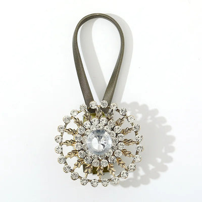 Diamond-Inspired Design Magnetic Decorative Curtain Clips