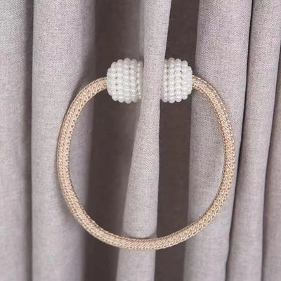 Diamond-Inspired Design Magnetic Decorative Curtain Clips