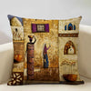 African National Style Oil Painting Cushion Cover