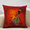 African National Style Oil Painting Cushion Cover