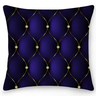 Double Sided Crystal Printed Geometric Pillowcase