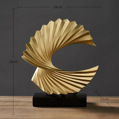 Abstract Sculpture Resin Modern Decor