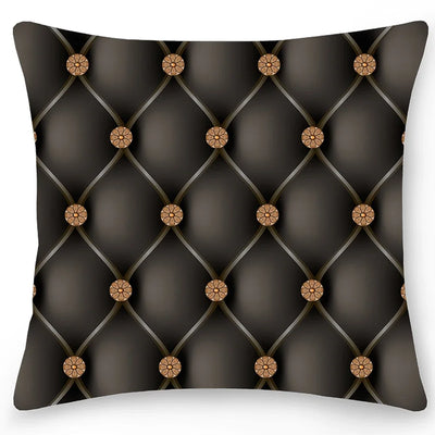 Double Sided Crystal Printed Geometric Pillowcase