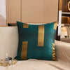 Bronzing Geometric Sofa Throw Decorative Pillow cover