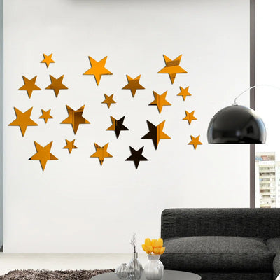 Mirror Star Wall Stickers