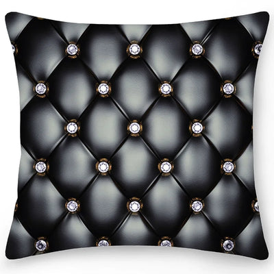 Double Sided Crystal Printed Geometric Pillowcase