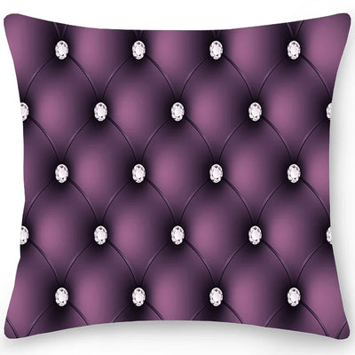 Double Sided Crystal Printed Geometric Pillowcase