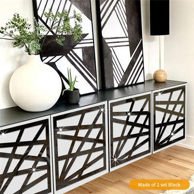 Retro Strip Tiles Wall Sticker