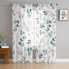 Leaves Tulle Sheer Curtains