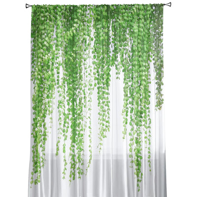 Leaves Tulle Sheer Curtains