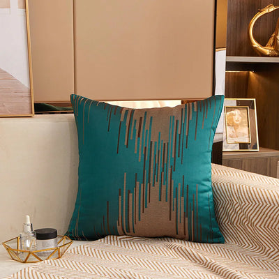 Bronzing Geometric Sofa Throw Decorative Pillow cover