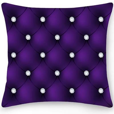 Double Sided Crystal Printed Geometric Pillowcase