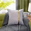 Bronzing Geometric Sofa Throw Decorative Pillow cover