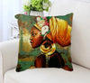 African Style Women Printed Cushion Cover
