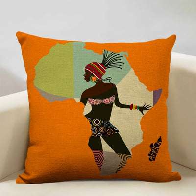 Global Culture Unique Painting Style Cushion Cover