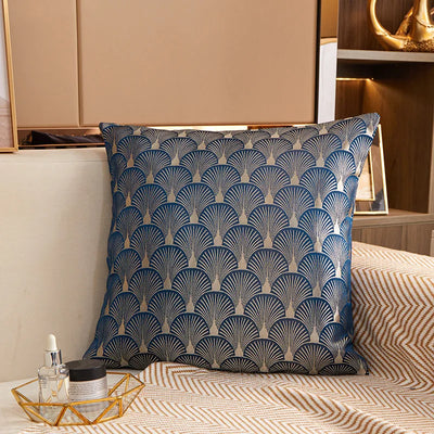 Bronzing Geometric Sofa Throw Decorative Pillow cover