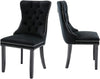 Velvet Tufted Dining Chairs Set of 6