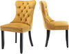 Velvet Tufted Dining Chairs Set of 6