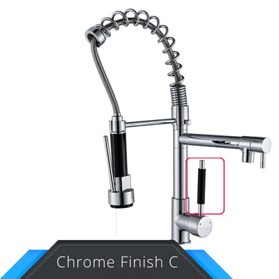 Spring Faucet Crane Tap With Dual Spout