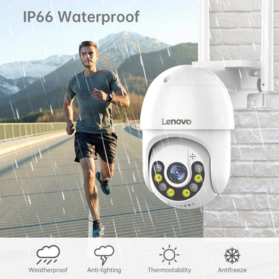 Lenovo Digital Zoom Night Wireless Waterproof Security