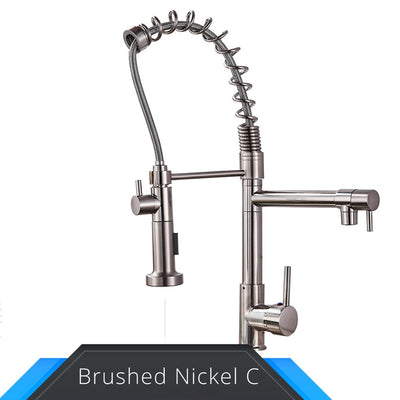 Spring Faucet Crane Tap With Dual Spout