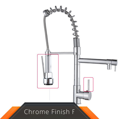 Spring Faucet Crane Tap With Dual Spout