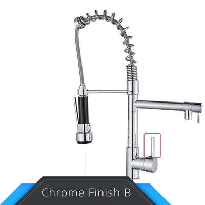 Spring Faucet Crane Tap With Dual Spout