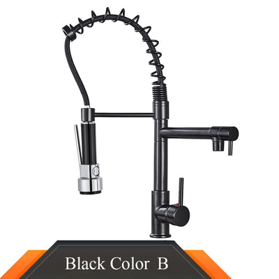 Spring Faucet Crane Tap With Dual Spout