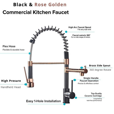 Spring Faucet Crane Tap With Dual Spout