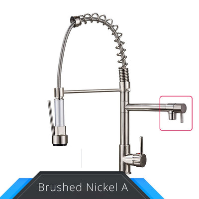 Spring Faucet Crane Tap With Dual Spout