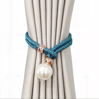 Hanging Pearl Curtain Tieback Clip