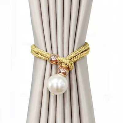 Hanging Pearl Curtain Tieback Clip