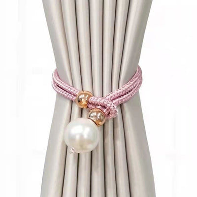 Hanging Pearl Curtain Tieback Clip