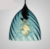 Crystal Blue Glass Hanging Lighting