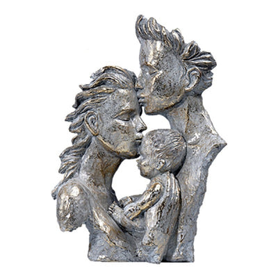 Kissing Couple Abstract Sculpture