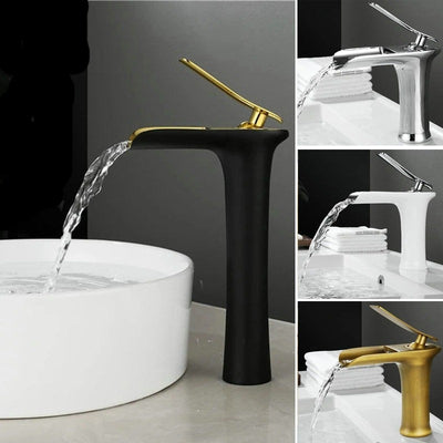 Hot & Cold Mixer Antique Waterfall Faucet