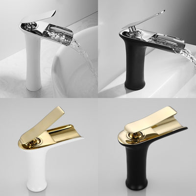 Hot & Cold Mixer Antique Waterfall Faucet