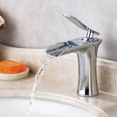 Hot & Cold Mixer Antique Waterfall Faucet