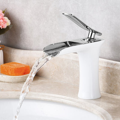 Hot & Cold Mixer Antique Waterfall Faucet