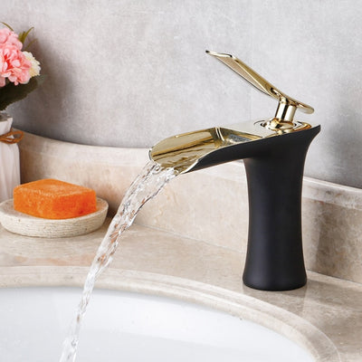 Hot & Cold Mixer Antique Waterfall Faucet