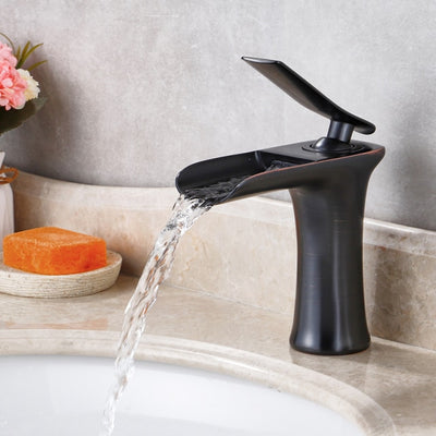 Hot & Cold Mixer Antique Waterfall Faucet