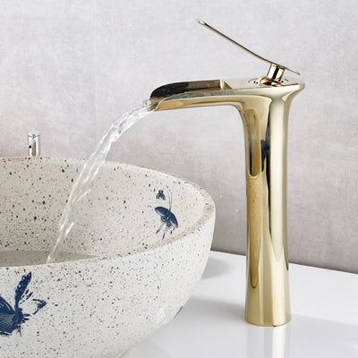 Hot & Cold Mixer Antique Waterfall Faucet