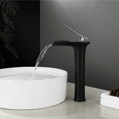 Hot & Cold Mixer Antique Waterfall Faucet