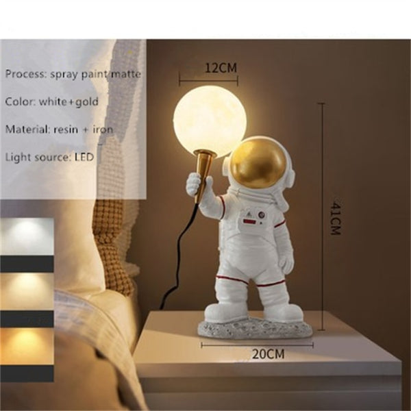 Astronaut Moon Wall Lamp