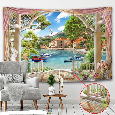 Tapestry Sea Beach Decoration