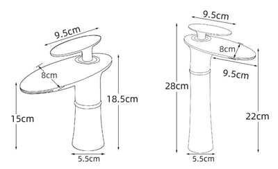 Waterfall Single Hole Faucet